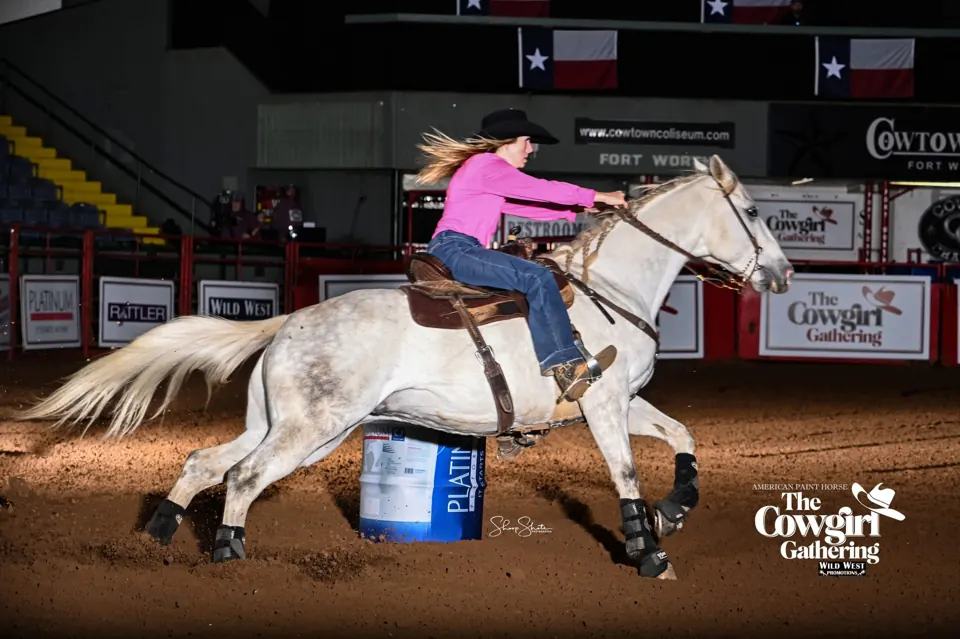 Barrel run at the Cowtown Coliseum in Fort Worth