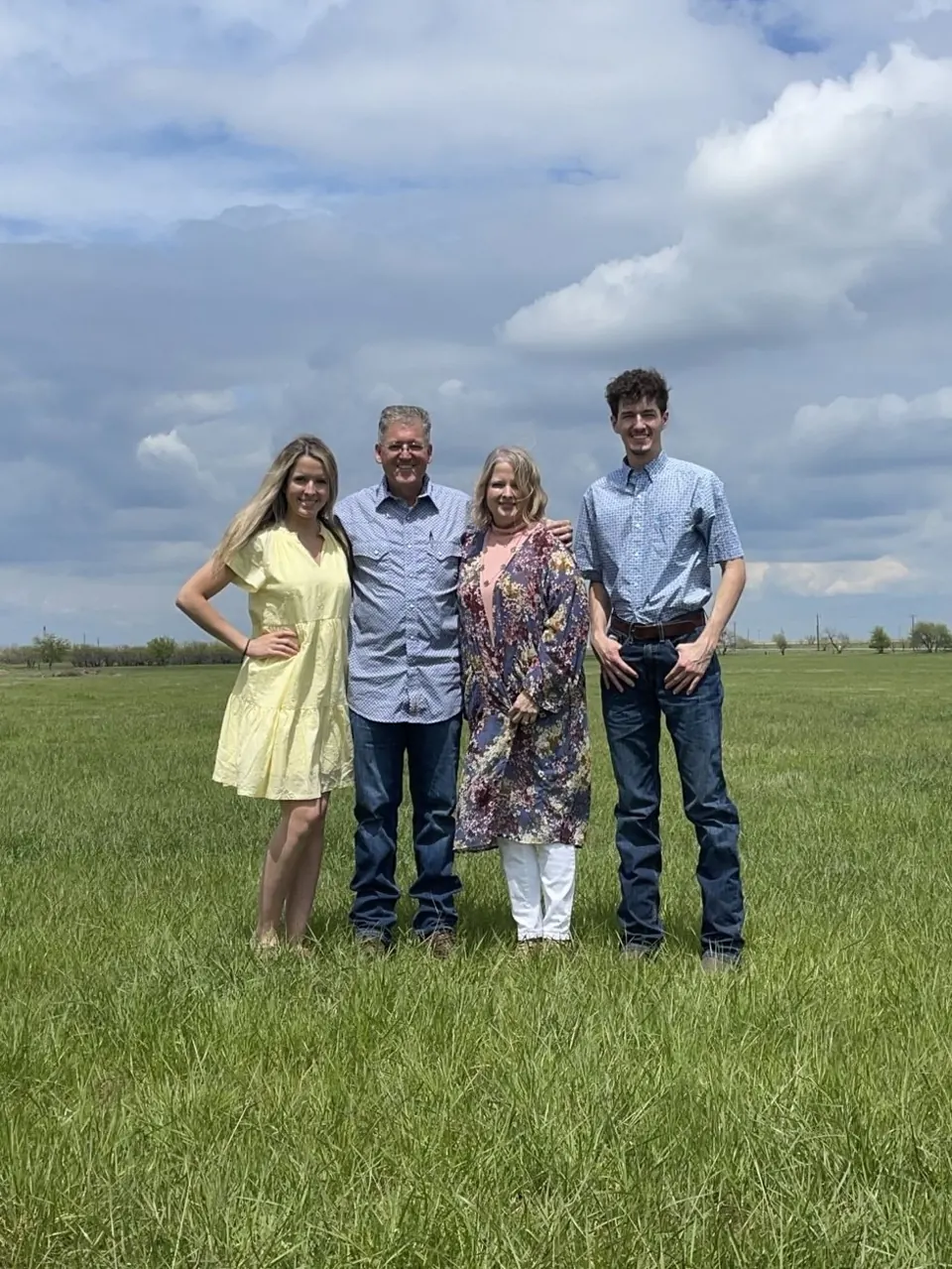The Rankin family at the ranch